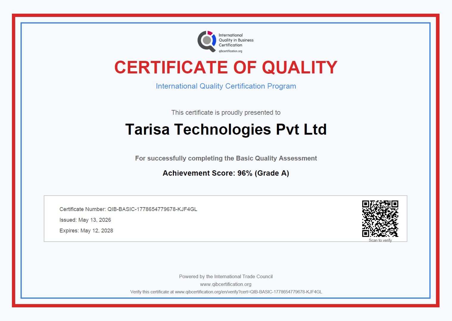 Quality in business